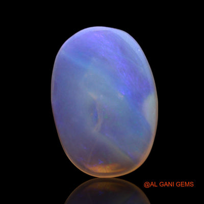 Natural Untreated Fire Opal Loose Gemstone Oval Cabochon From Australia 1.50 Cts 12x8x2 mm AG-704