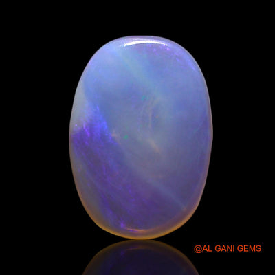 Natural Untreated Fire Opal Loose Gemstone Oval Cabochon From Australia 1.50 Cts 12x8x2 mm AG-704