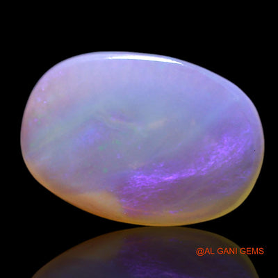 Natural Untreated Fire Opal Loose Gemstone Oval Cabochon From Australia 1.50 Cts 12x8x2 mm AG-704