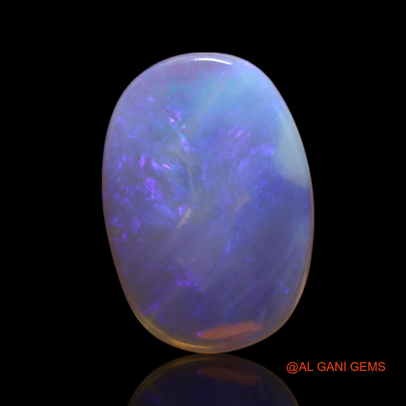 Natural Untreated Fire Opal Loose Gemstone Oval Cabochon From Australia 1.50 Cts 12x8x2 mm AG-704