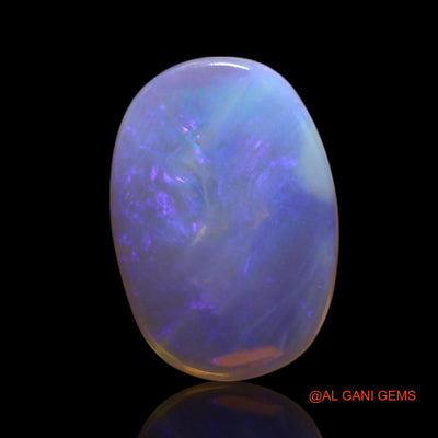 Natural Untreated Fire Opal Loose Gemstone Oval Cabochon From Australia 1.50 Cts 12x8x2 mm AG-704