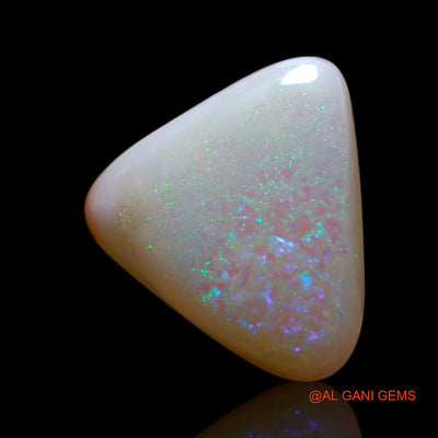 2.00 Cts Natural Australian Fire Opal Trillion Cabochon Loose Gemstone For Jewelry 11x9x3 mm AG-705