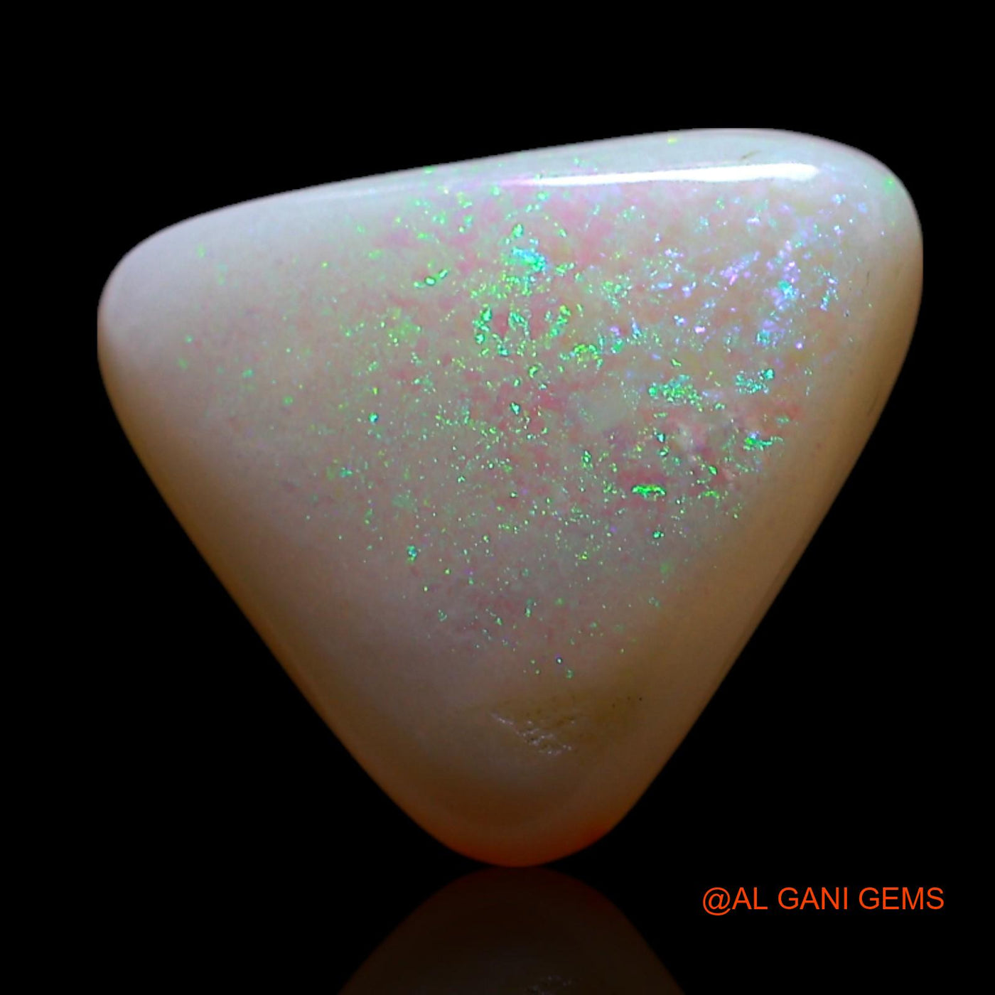 2.00 Cts Natural Australian Fire Opal Trillion Cabochon Loose Gemstone For Jewelry 11x9x3 mm AG-705