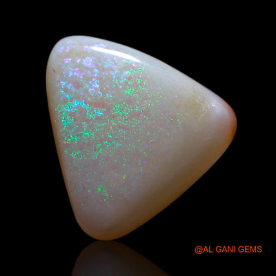 2.00 Cts Natural Australian Fire Opal Trillion Cabochon Loose Gemstone For Jewelry 11x9x3 mm AG-705