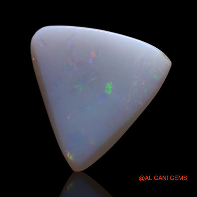 Natural Untreated Fire Opal Loose Gemstone Trillion Cabochon From Australia 1.00 Cts 11x10x2 mm AG-706