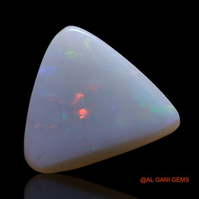 Natural Untreated Fire Opal Loose Gemstone Trillion Cabochon From Australia 1.00 Cts 11x10x2 mm AG-706