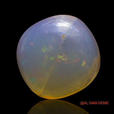 Natural Untreated Fire Opal Loose Gemstone Oval Cabochon From Australia 3.00 Cts 11x10x4 mm AG-708