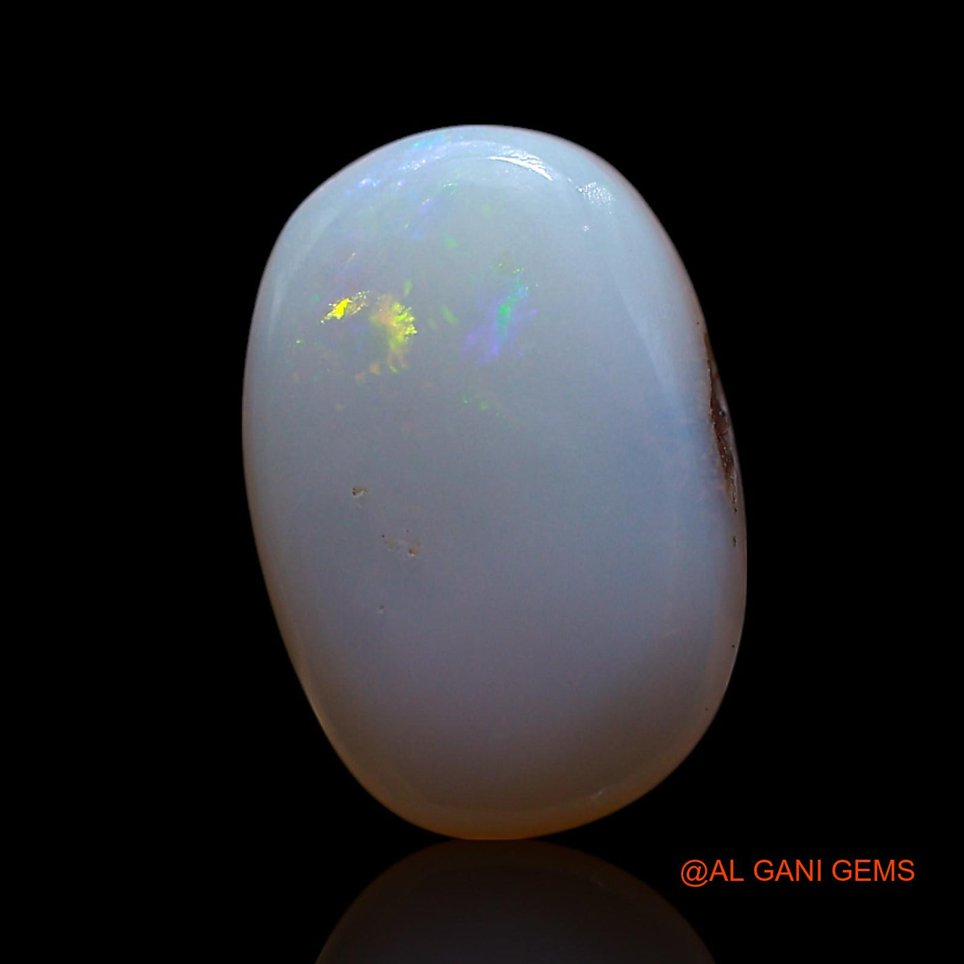 2.00 Cts Natural Australian Fire Opal Loose Gemstone Oval Cabochon 12x8x3 mm AG-709