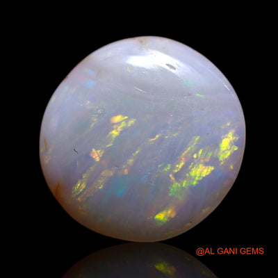 1.50 Cts Natural Australian Fire Opal Loose Gemstone Oval Cabochon 10x10x2 mm AG-70
