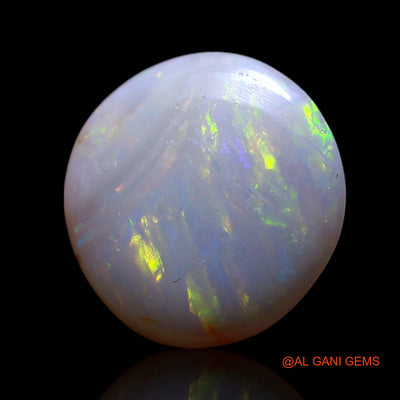 1.50 Cts Natural Australian Fire Opal Loose Gemstone Oval Cabochon 10x10x2 mm AG-70