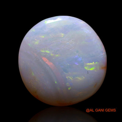 1.50 Cts Natural Australian Fire Opal Loose Gemstone Oval Cabochon 10x10x2 mm AG-70