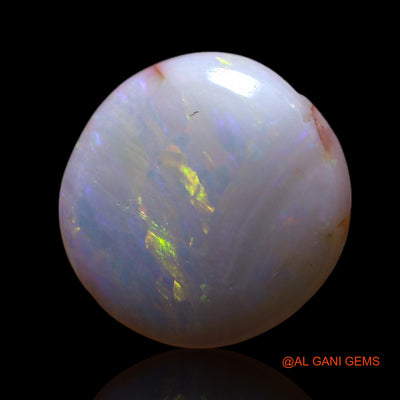 1.50 Cts Natural Australian Fire Opal Loose Gemstone Oval Cabochon 10x10x2 mm AG-70