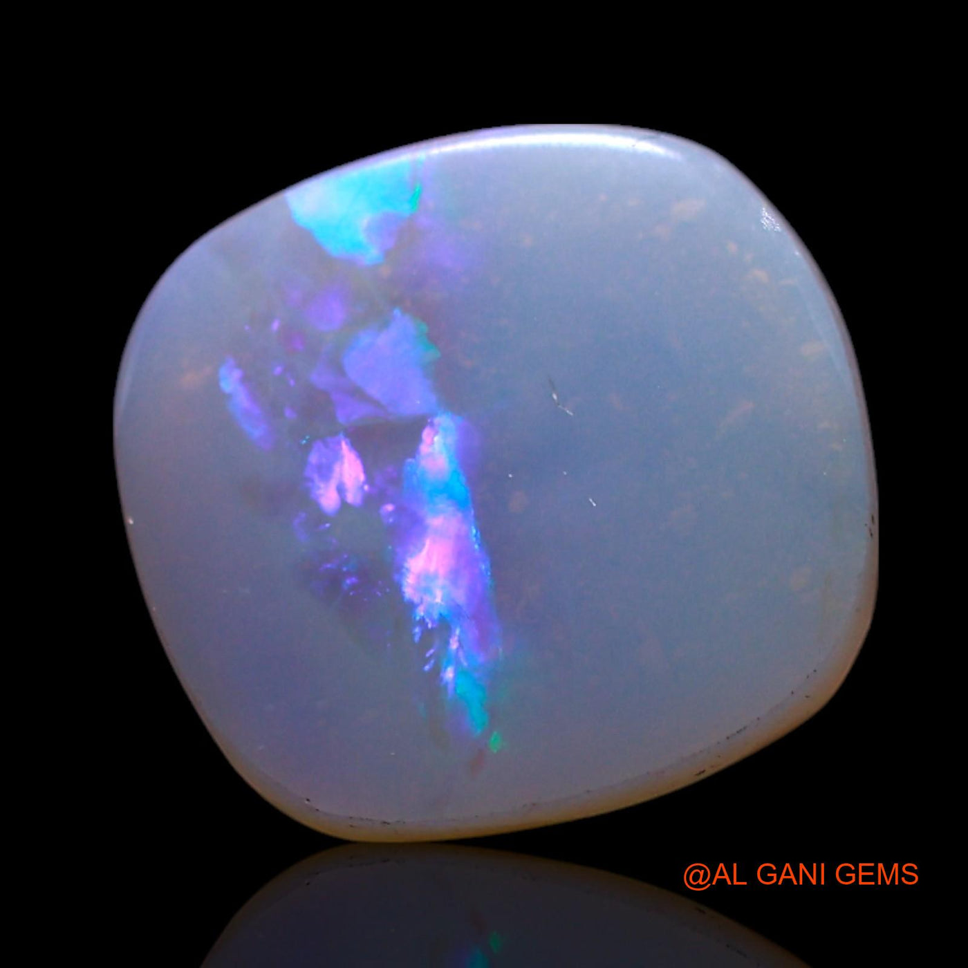 2.00 Cts Natural Australian Fire Opal Loose Gemstone Oval Cabochon 11x10x3 mm AG-710
