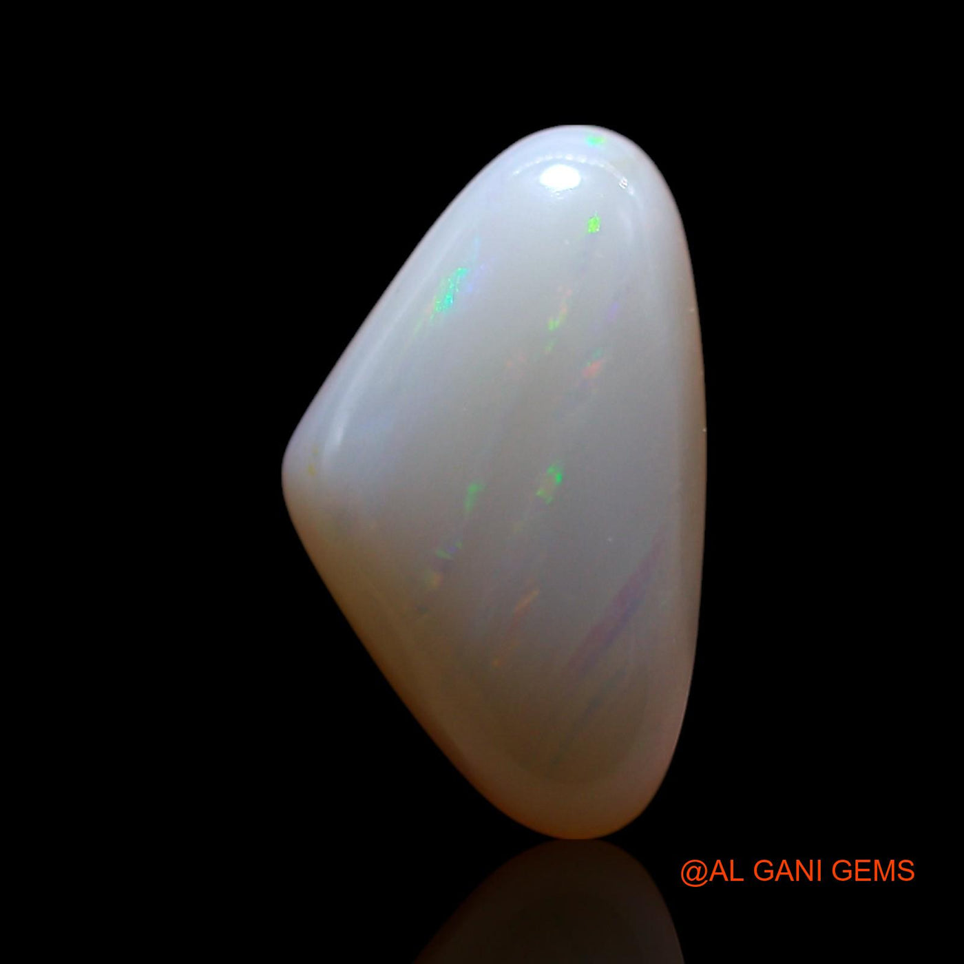 2.00 Cts Natural Australian Fire Opal Loose Gemstone Fancy Cabochon 12x7x3 mm AG-712
