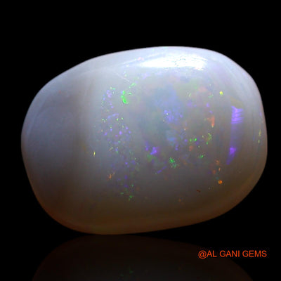 2.00 Cts Unheated Australian Fire Opal Loose Gemstone Oval Cabochon Natural 11x8x4 mm AG-714