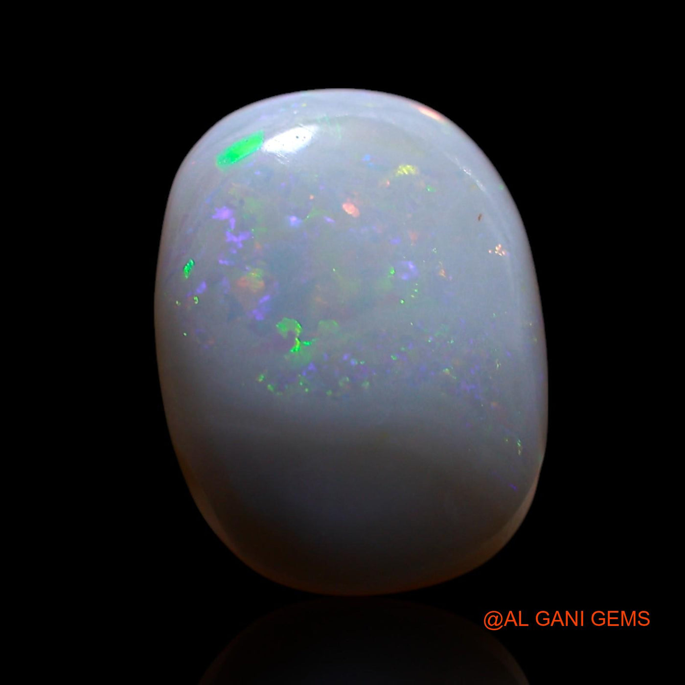 2.00 Cts Unheated Australian Fire Opal Loose Gemstone Oval Cabochon Natural 11x8x4 mm AG-714