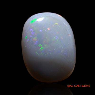 2.00 Cts Unheated Australian Fire Opal Loose Gemstone Oval Cabochon Natural 11x8x4 mm AG-714