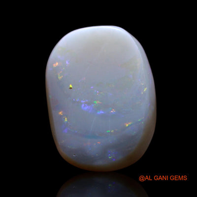 2.00 Cts Unheated Australian Fire Opal Loose Gemstone Oval Cabochon Natural 11x8x4 mm AG-714