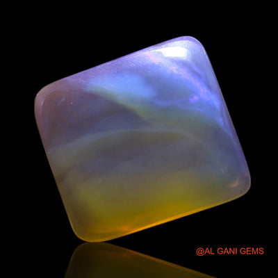 2.00 Cts Natural Australian Fire Opal Loose Gemstone Square Cabochon 10x9x3 mm AG-716