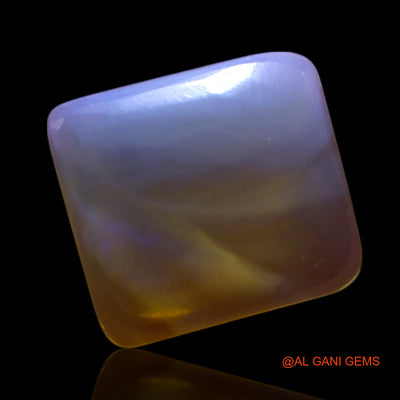 2.00 Cts Natural Australian Fire Opal Loose Gemstone Square Cabochon 10x9x3 mm AG-716