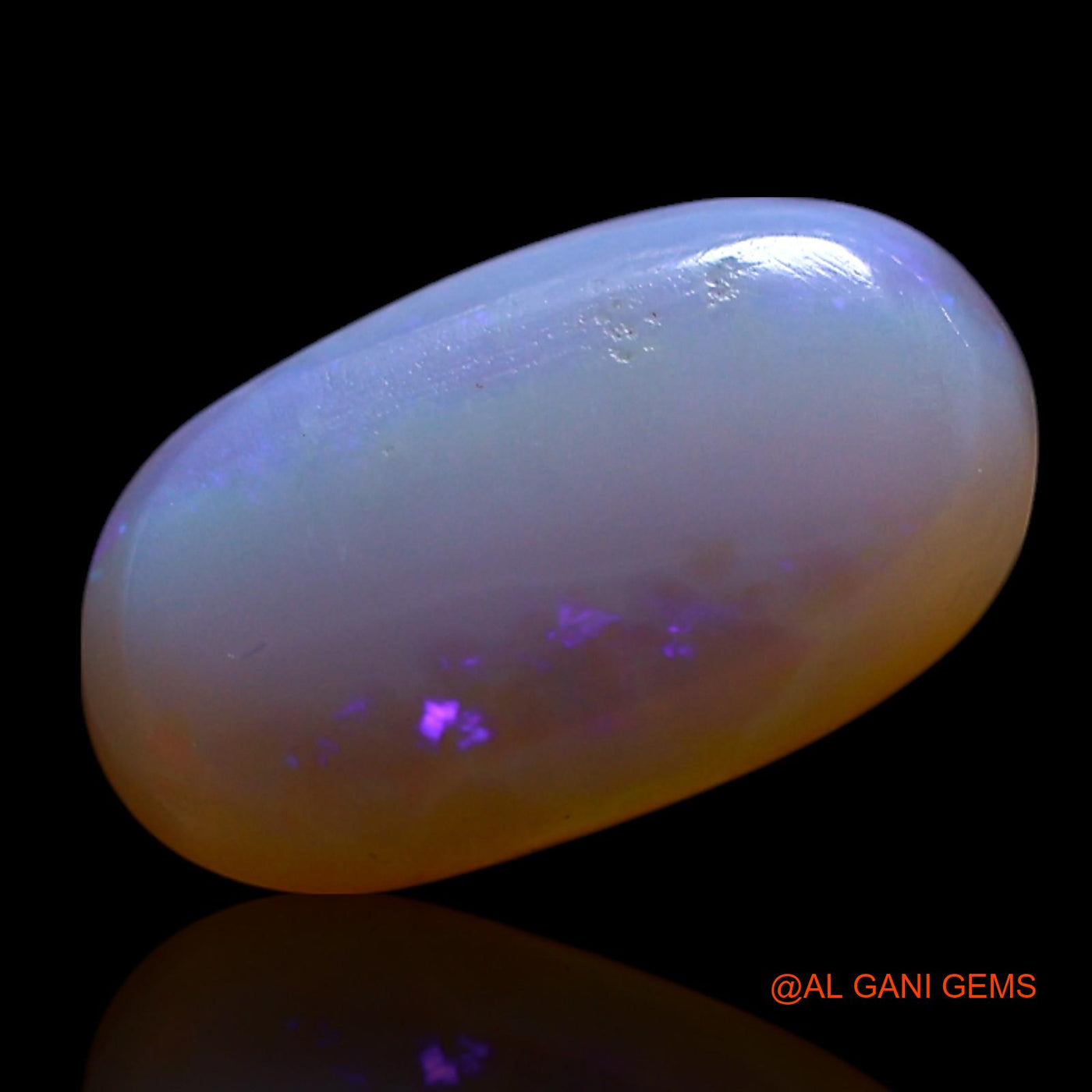 Natural Untreated Fire Opal Loose Gemstone Oval Cabochon From Australia 1.00 Cts 12x6x2 mm AG-718