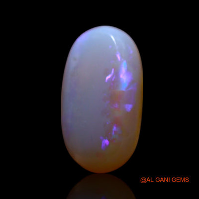 Natural Untreated Fire Opal Loose Gemstone Oval Cabochon From Australia 1.00 Cts 12x6x2 mm AG-718