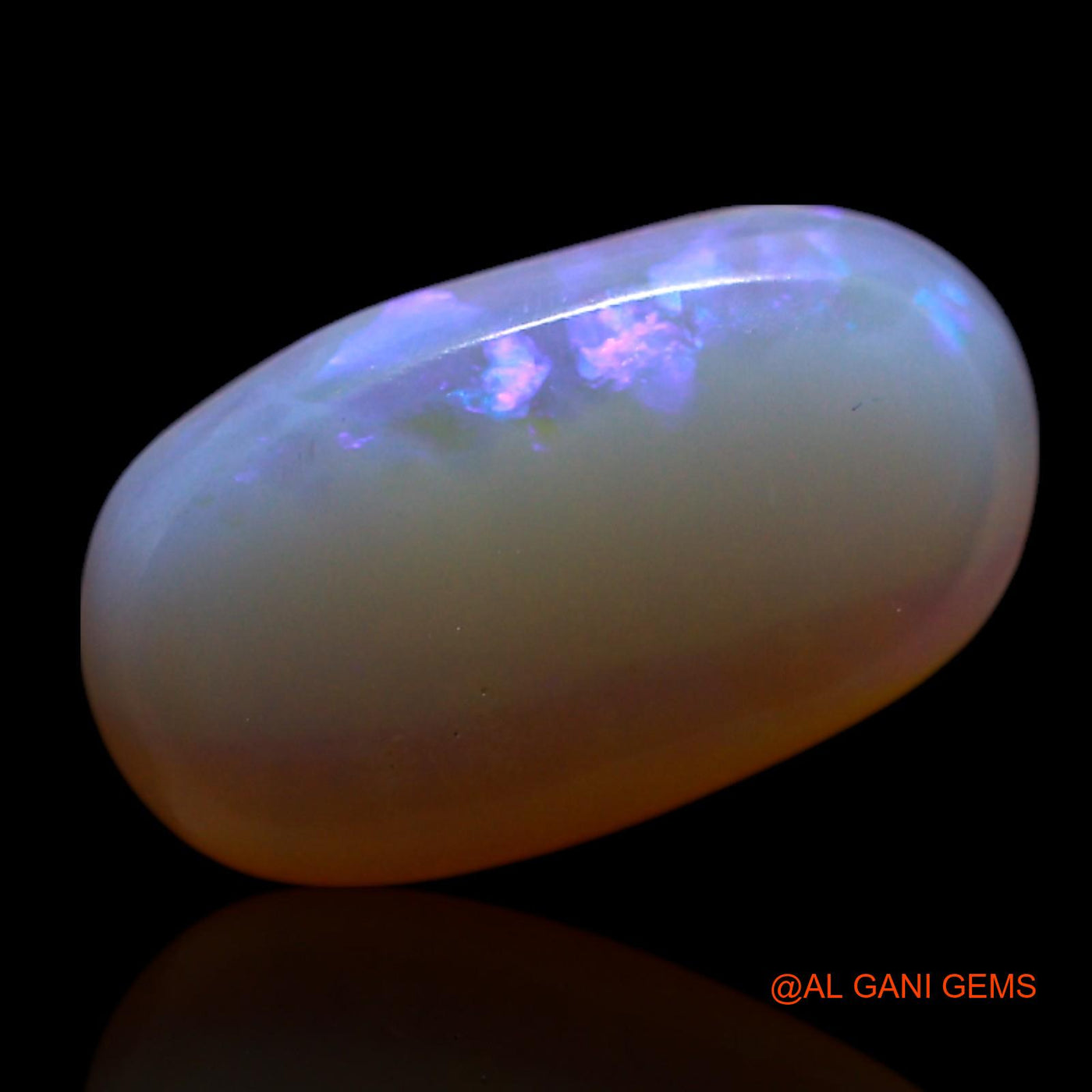 Natural Untreated Fire Opal Loose Gemstone Oval Cabochon From Australia 1.00 Cts 12x6x2 mm AG-718