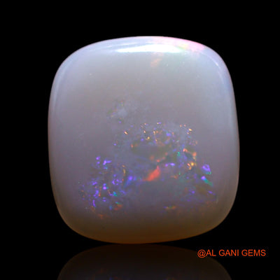 Natural Fire Opal Gemstone 2.00 Cts Loose Oval Cabochon From Australia 10x9x2 mm AG-719