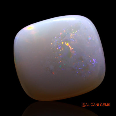 Natural Fire Opal Gemstone 2.00 Cts Loose Oval Cabochon From Australia 10x9x2 mm AG-719