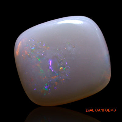 Natural Fire Opal Gemstone 2.00 Cts Loose Oval Cabochon From Australia 10x9x2 mm AG-719