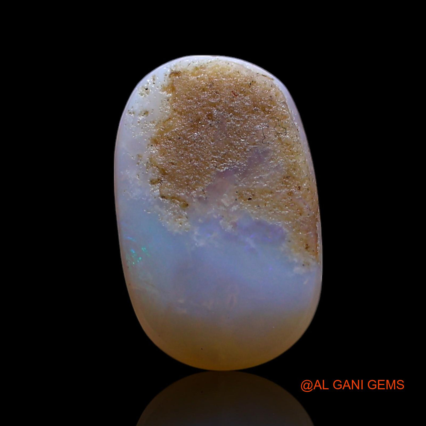 2.00 Cts Unheated Australian Fire Opal Loose Gemstone Oval Cabochon Natural 11x7x3 mm AG-720
