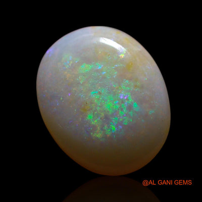 Natural Untreated Fire Opal Loose Gemstone Oval Cabochon From Australia 2.00 Cts 11x9x3 mm AG-721