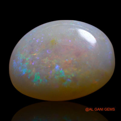 Natural Untreated Fire Opal Loose Gemstone Oval Cabochon From Australia 2.00 Cts 11x9x3 mm AG-721