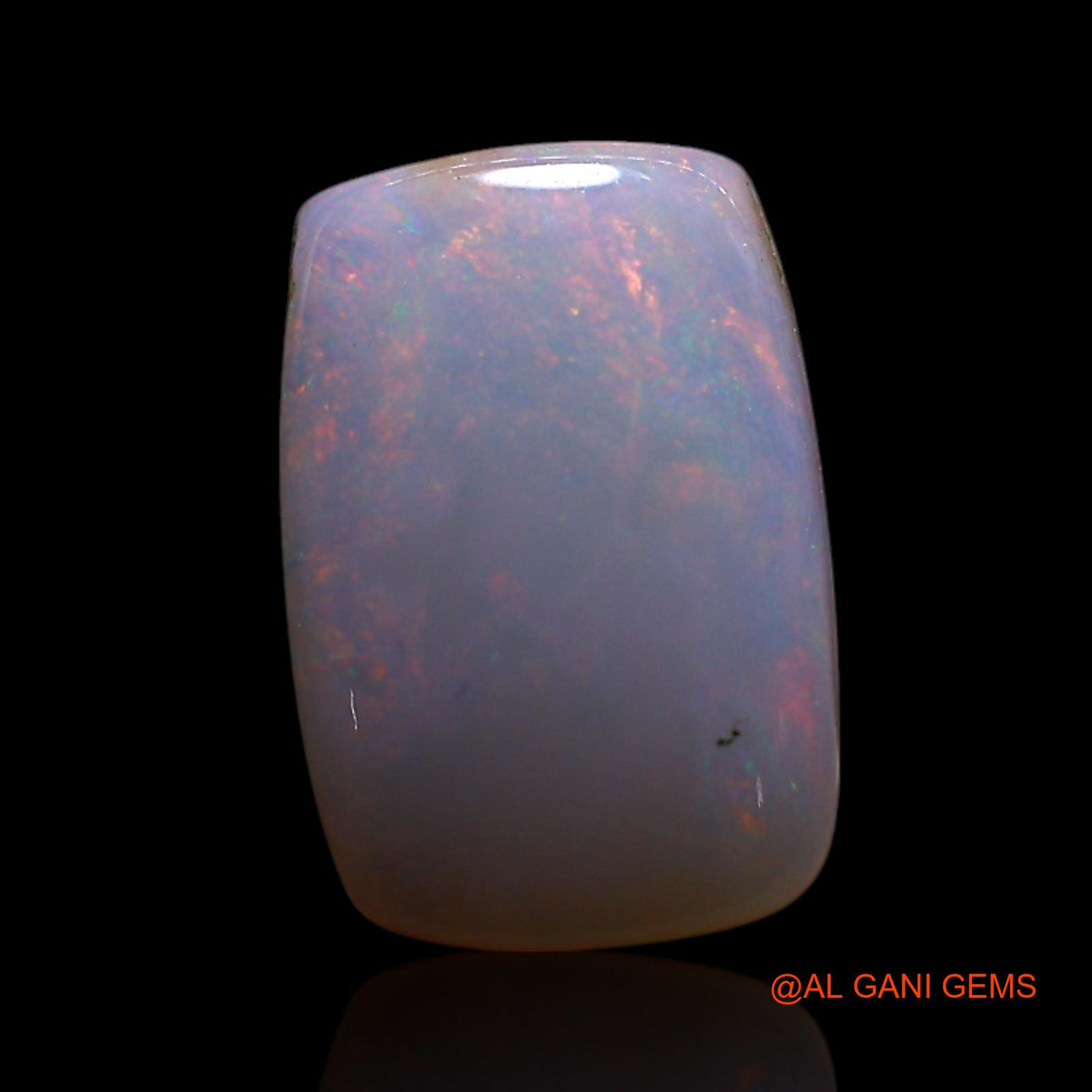 2.00 Cts Natural Australian Fire Opal Square Cabochon Loose Gemstone For Jewelry 10x7x3 mm AG-722