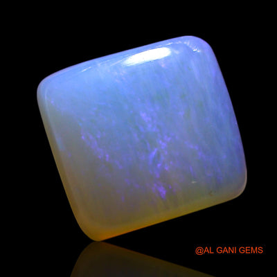 3.00 Cts Natural Australian Fire Opal Square Cabochon Loose Gemstone For Jewelry 9x9x4 mm AG-723