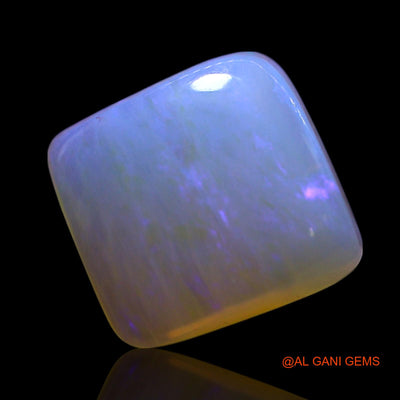 3.00 Cts Natural Australian Fire Opal Square Cabochon Loose Gemstone For Jewelry 9x9x4 mm AG-723