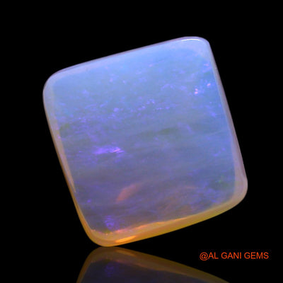 3.00 Cts Natural Australian Fire Opal Square Cabochon Loose Gemstone For Jewelry 9x9x4 mm AG-723
