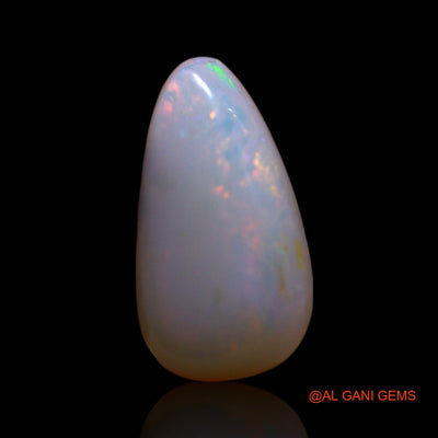 2.00 Cts Unheated Australian Fire Opal Loose Gemstone Pear Cabochon Natural 12x6x4 mm AG-724