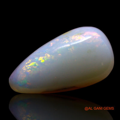 2.00 Cts Unheated Australian Fire Opal Loose Gemstone Pear Cabochon Natural 12x6x4 mm AG-724