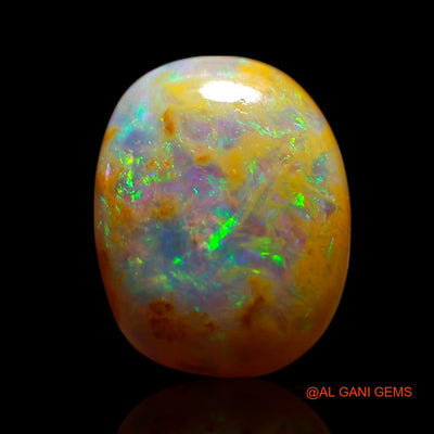 2.00 Cts Natural Australian Fire Opal Loose Gemstone Oval Cabochon 10x8x4 mm AG-725