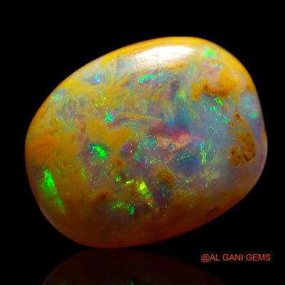 2.00 Cts Natural Australian Fire Opal Loose Gemstone Oval Cabochon 10x8x4 mm AG-725