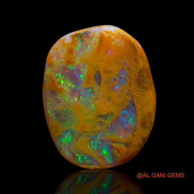 2.00 Cts Natural Australian Fire Opal Loose Gemstone Oval Cabochon 10x8x4 mm AG-725