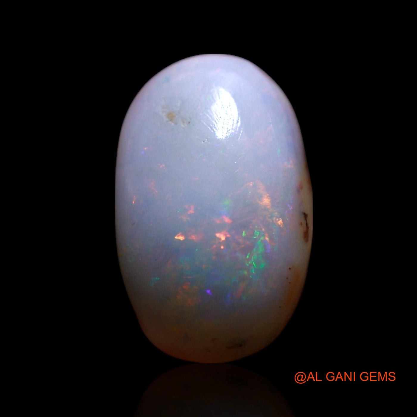 1.50 Cts Unheated Australian Fire Opal Loose Gemstone Oval Cabochon Natural 11x7x3 mm AG-727