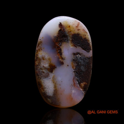 1.50 Cts Unheated Australian Fire Opal Loose Gemstone Oval Cabochon Natural 11x7x3 mm AG-727