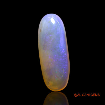 1.50 Cts Natural Australian Fire Opal Oval Cabochon Loose Gemstone For Jewelry 13x5x3 mm AG-728