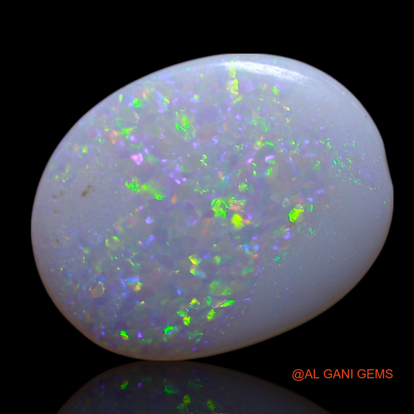 1.00 Cts Natural Australian Fire Opal Loose Gemstone Oval Cabochon 11x9x1 mm AG-72