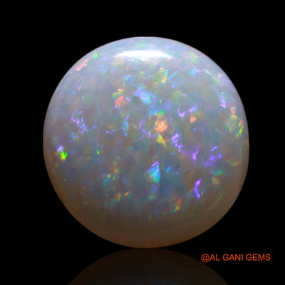 1.50 Cts Natural Australian Fire Opal Loose Gemstone Oval Cabochon 9x9x2 mm AG-731
