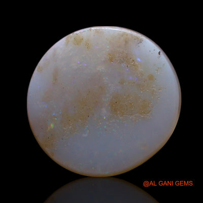 1.50 Cts Natural Australian Fire Opal Loose Gemstone Oval Cabochon 9x9x2 mm AG-731