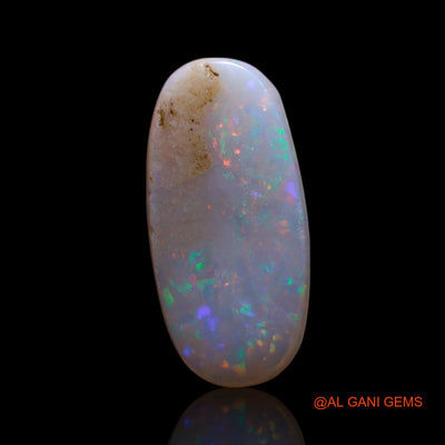0.90 Cts Natural Australian Fire Opal Loose Gemstone Oval Cabochon 12x6x1 mm AG-732