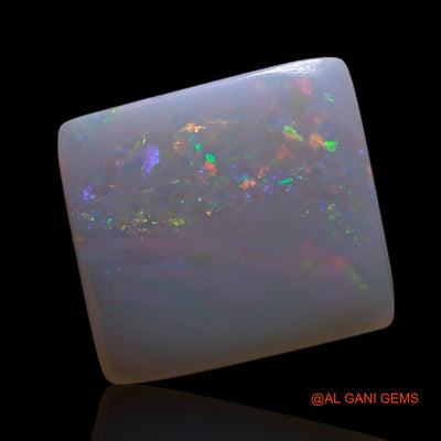 1.20 Cts Natural Australian Fire Opal Loose Gemstone Square Cabochon 9x8x2 mm AG-733